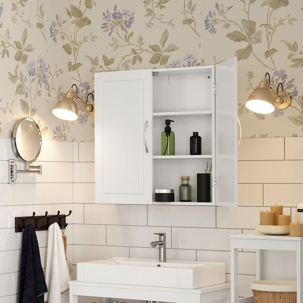 Wandkast met 2 deuren - Wit
