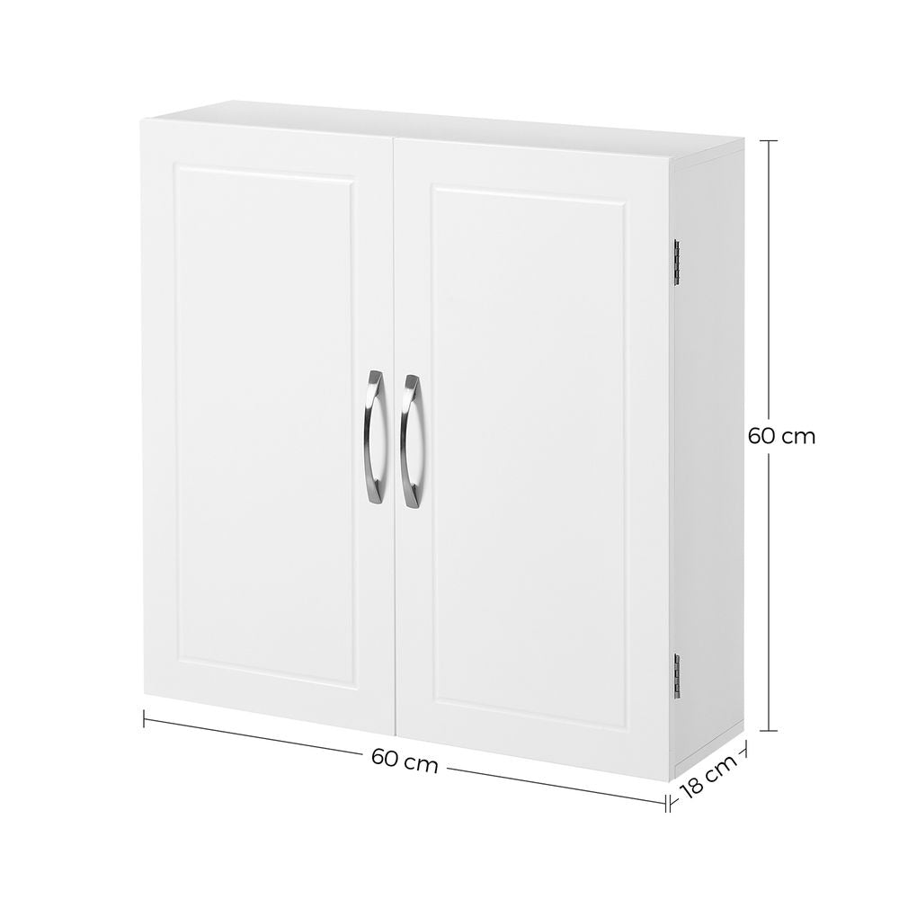 Wandkast met 2 deuren - Wit