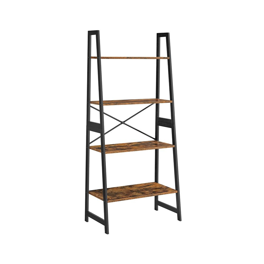 Kast met bamboe frame - Vintagebruin + Zwart