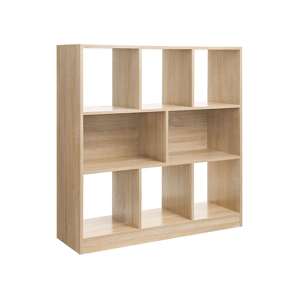 Boekenkast 8 vakken 97,5x30x100 cm - Eik