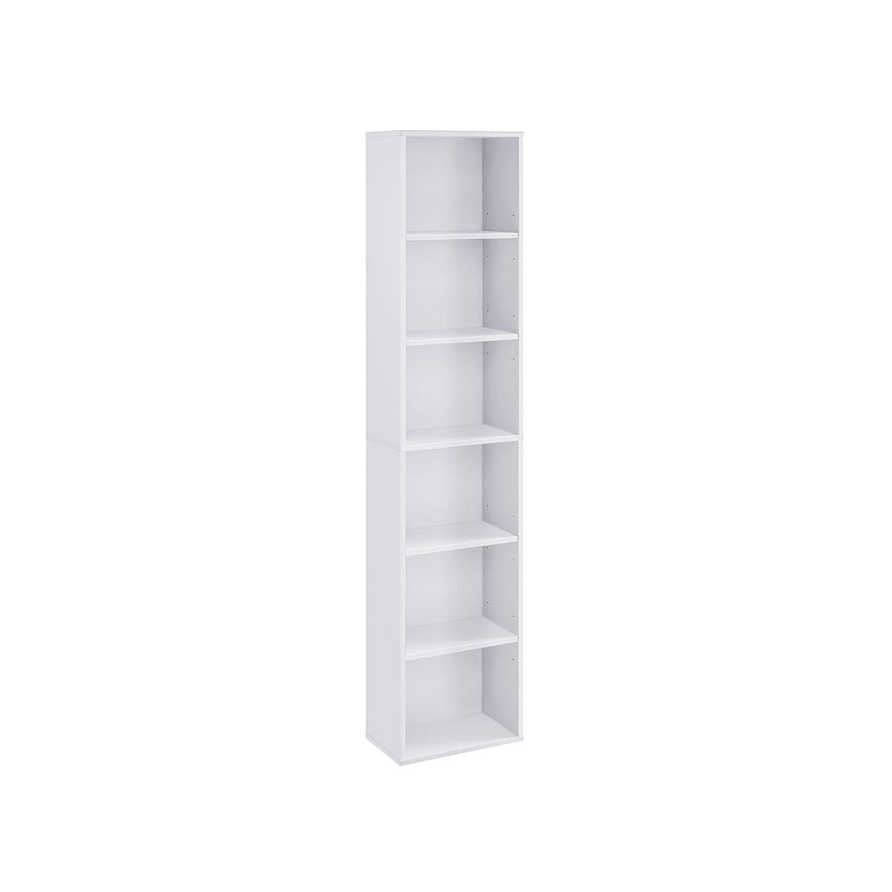 Boekenkast met 6 vakken - Wit