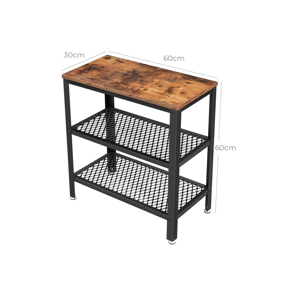 Smalle bijzettafel industrieel design