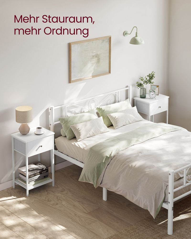 Nachtkastje met lade - Wit
