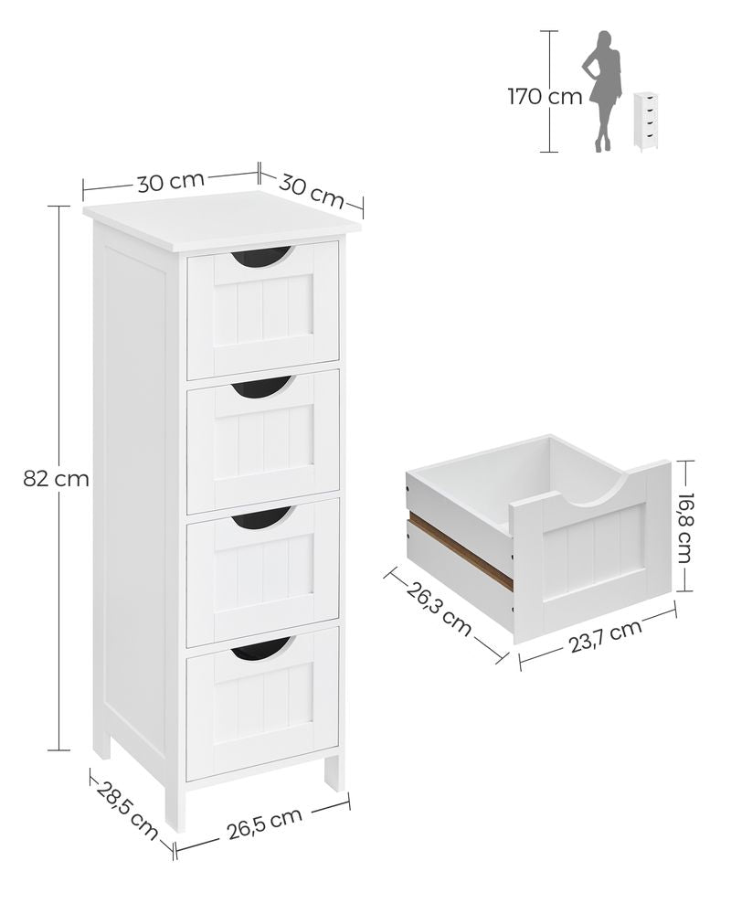 Opbergmeubel Landelijke stijl - Wit
