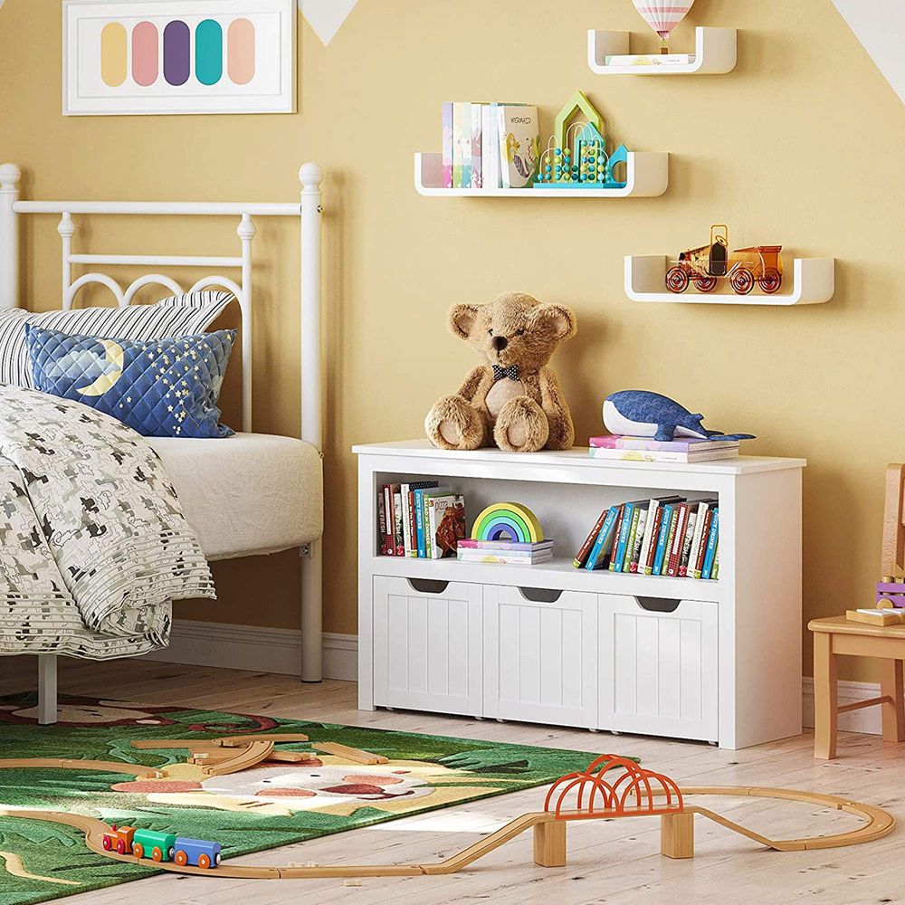 Speelgoedkast voor kinderkamer - Wit