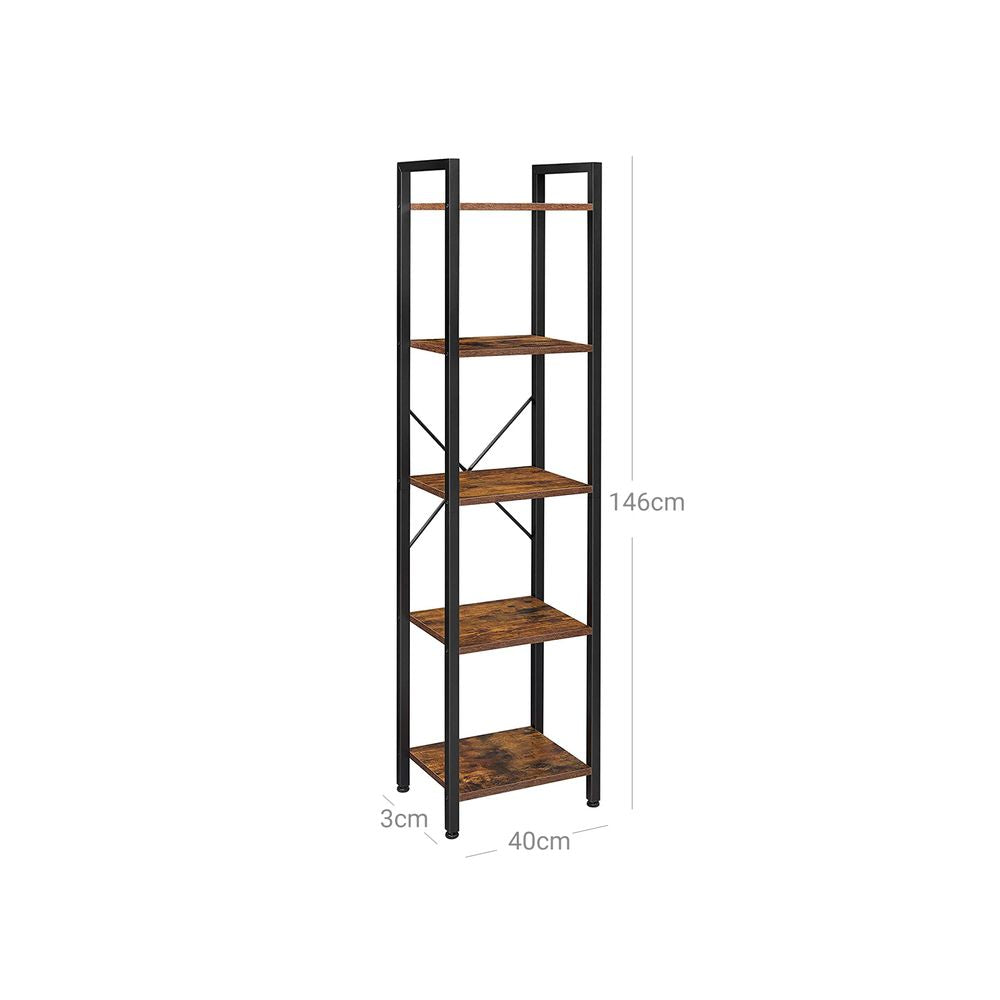 Boekenkast met 5 planken