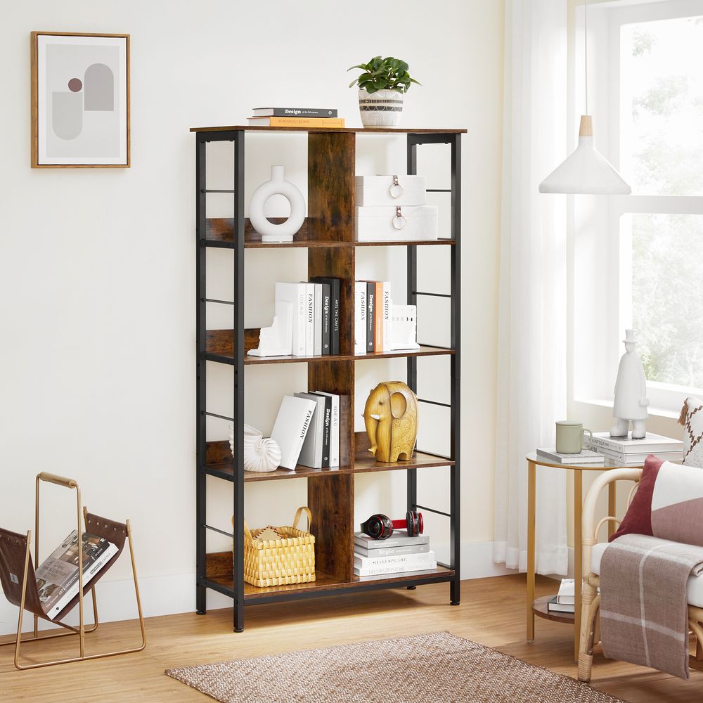 Staande kast met planken - Vintagebruin