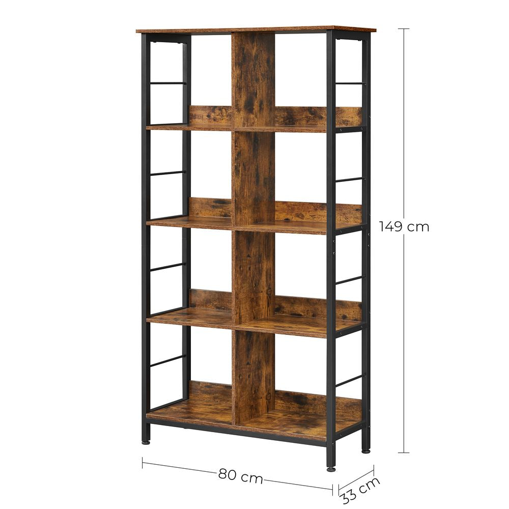 Staande kast met planken - Vintagebruin