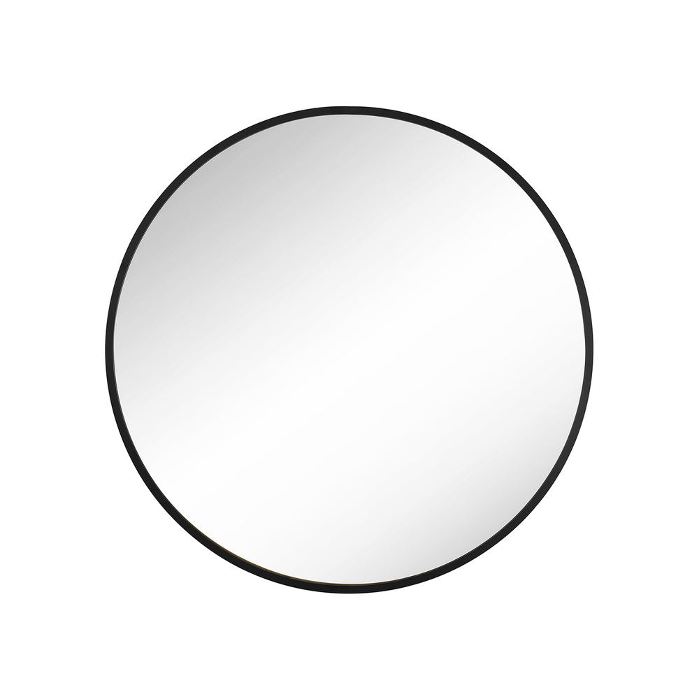 Ronde wandspiegel 61CM - Zwart