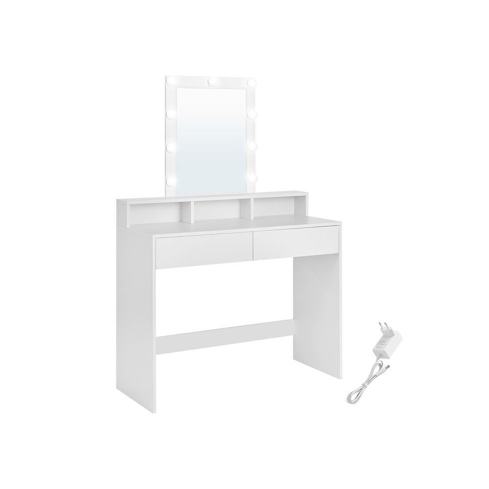 Kaptafel met LED-verlichting - Wit