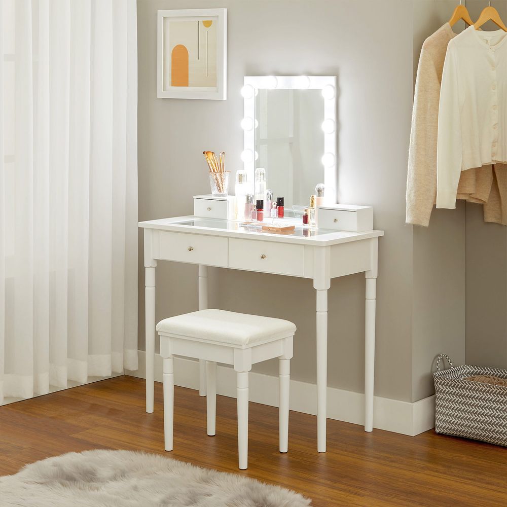 Witte kaptafel
