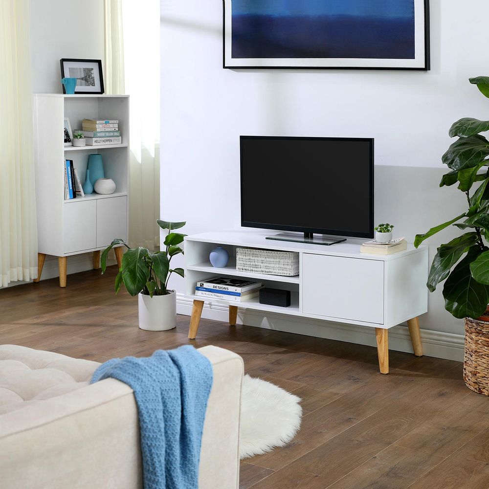 Retro tv-meubel Wit