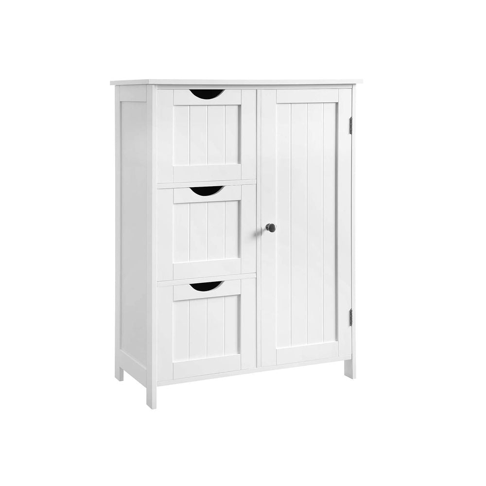 Kast met 3 grote lades - Wit