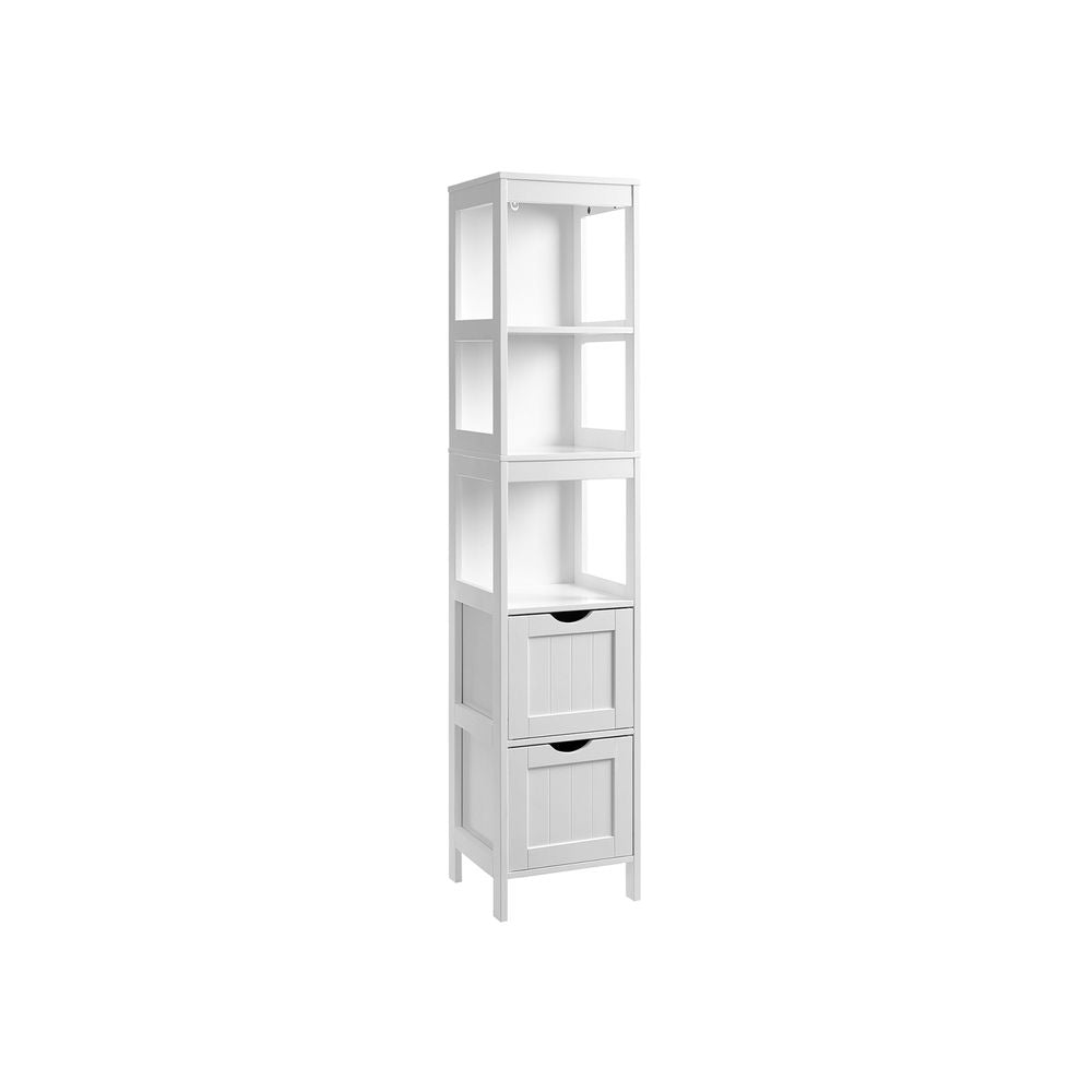 Hoge landelijke kast - Wit