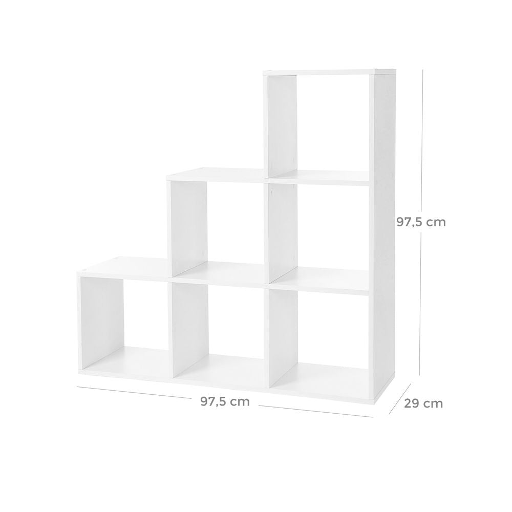 Speelse kast met 6 vakken - Wit