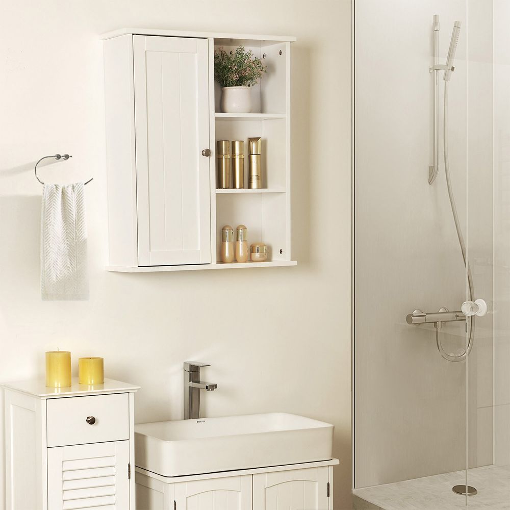 Wandkast voor badkamer - Wit
