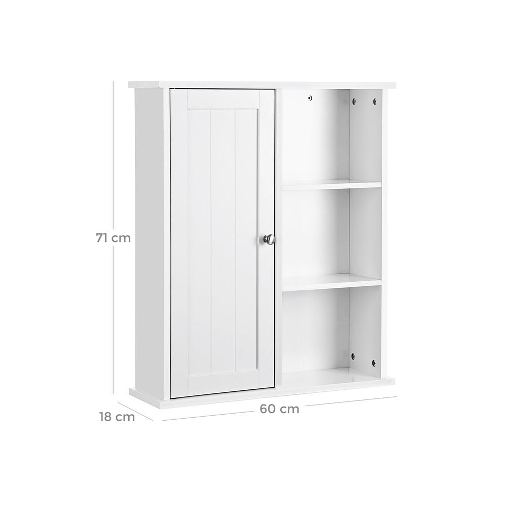 Wandkast voor badkamer - Wit