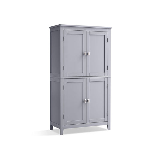 Kast Grijs 30 x 60 x 110cm met 4 deuren