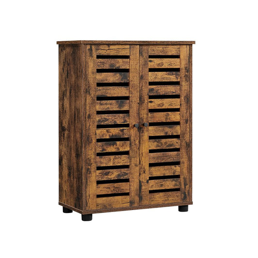 Dressoir met lameldeuren  - Vintagebruin