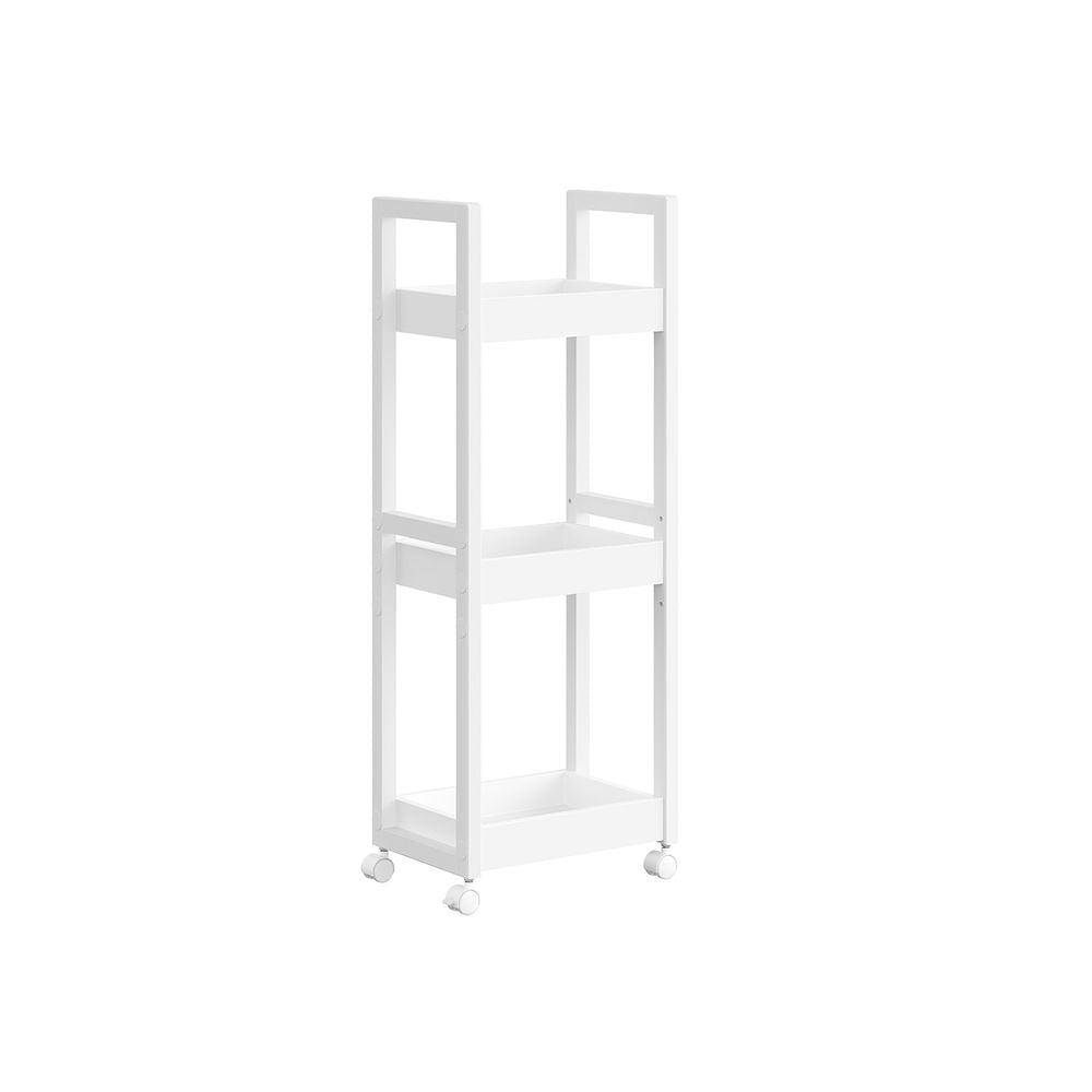 Trolley met 3 niveaus - Wit