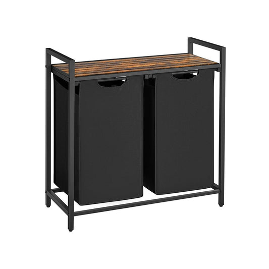 Wasmand 92L - Vintagebruin + Zwart