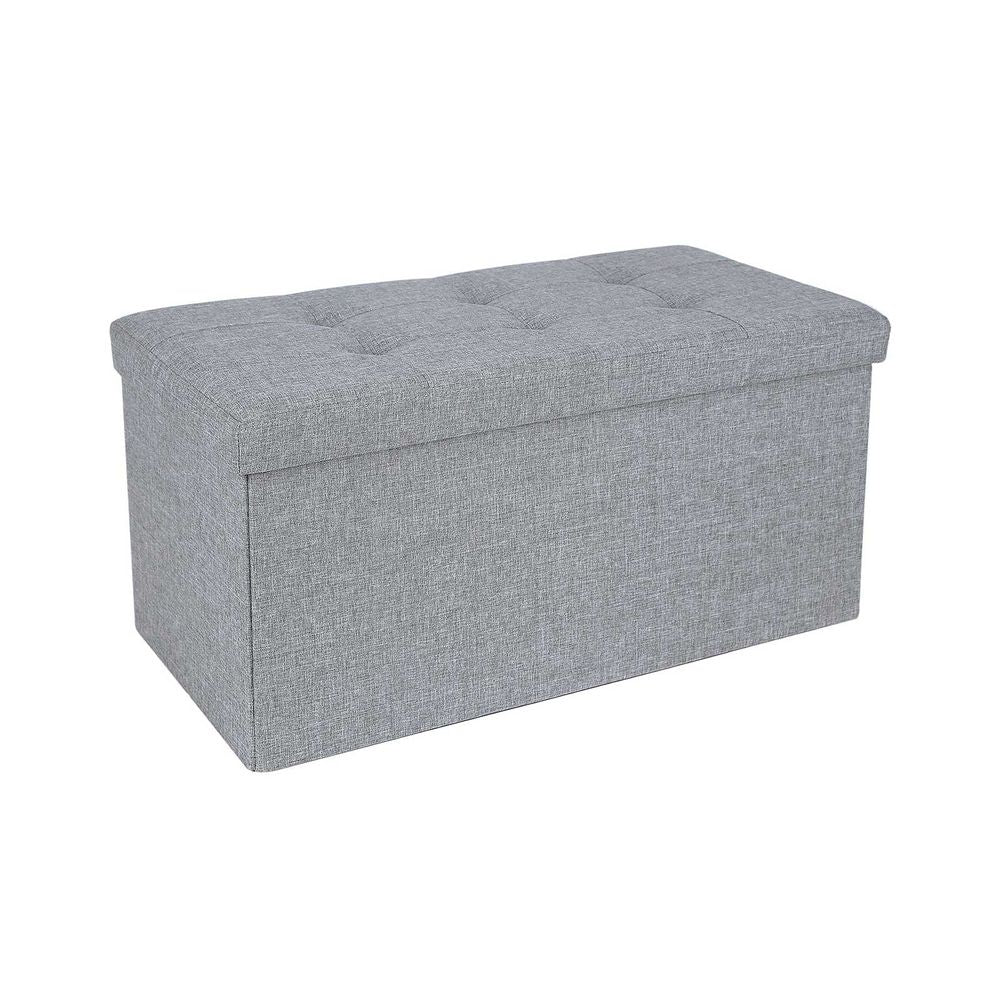 Bank met opbergruimte 76x38x38 CM - Lichtgrijs