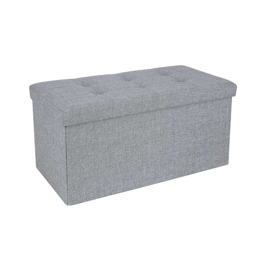 Bank met opbergruimte 76x38x38 CM - Lichtgrijs