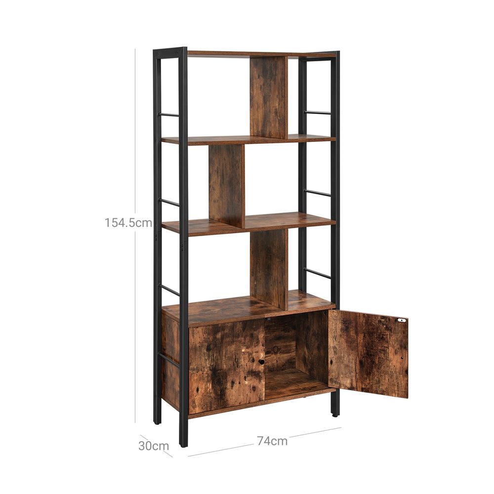 Boekenkast met 4 planken