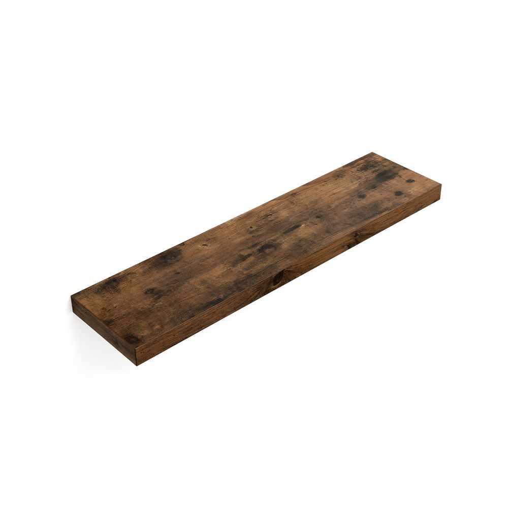Zwevende wandplank 80CM - Vintagebruin