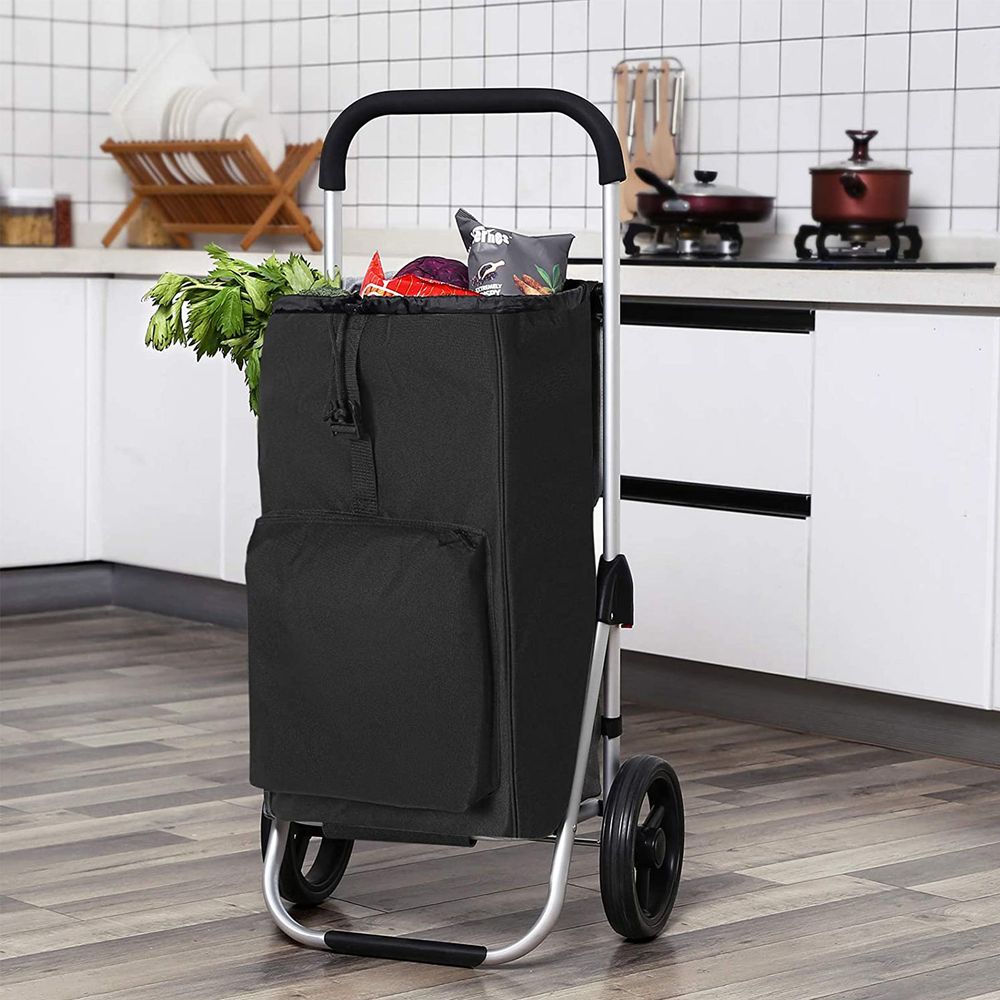 Boodschappentrolley 40L - Zwart