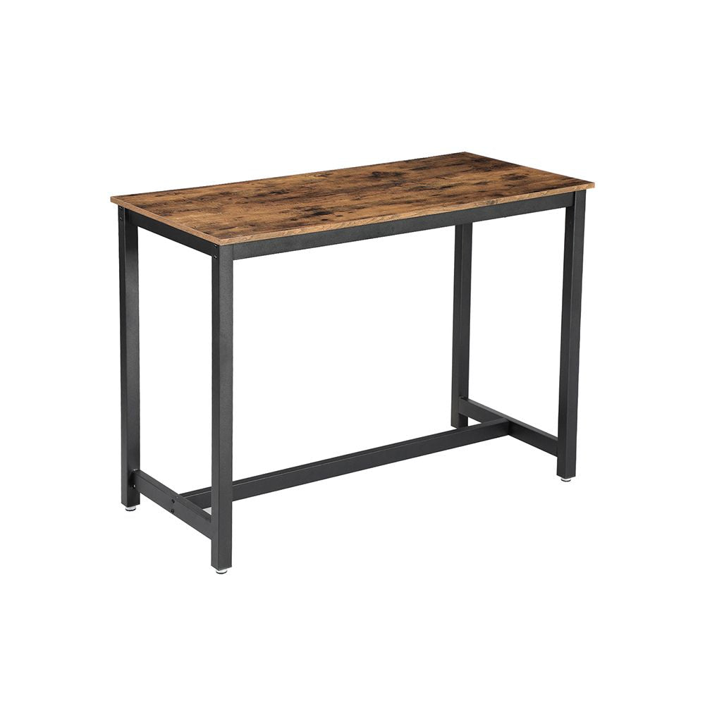 Bartafel Industrieel - Vintagebruin + Zwart (120 x 60 x 90 cm)