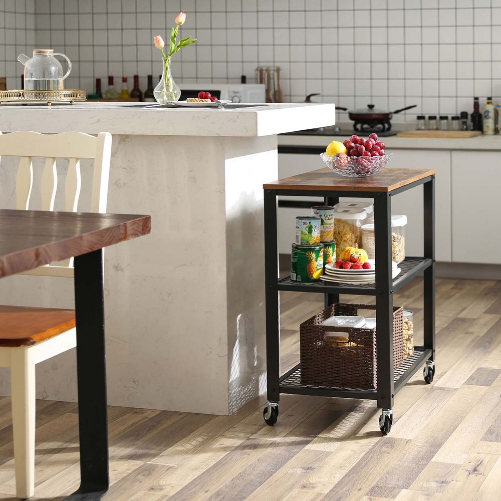 Trolley Industrieel - Vintagebruin