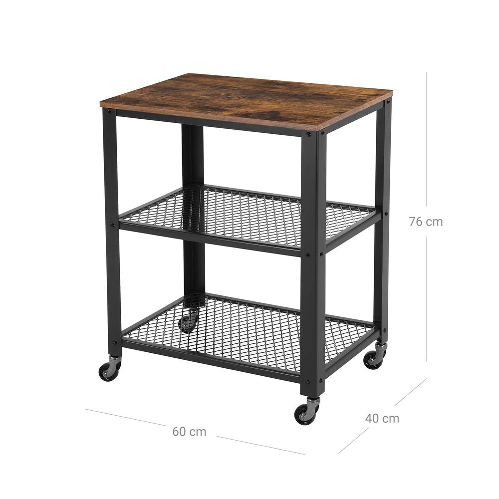 Trolley Industrieel - Vintagebruin
