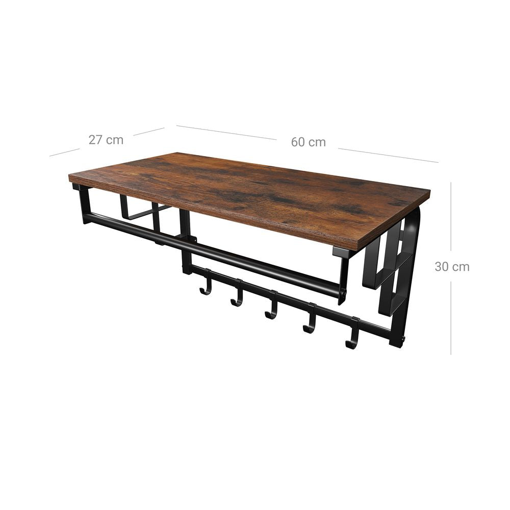Industrieel design wandkapstok