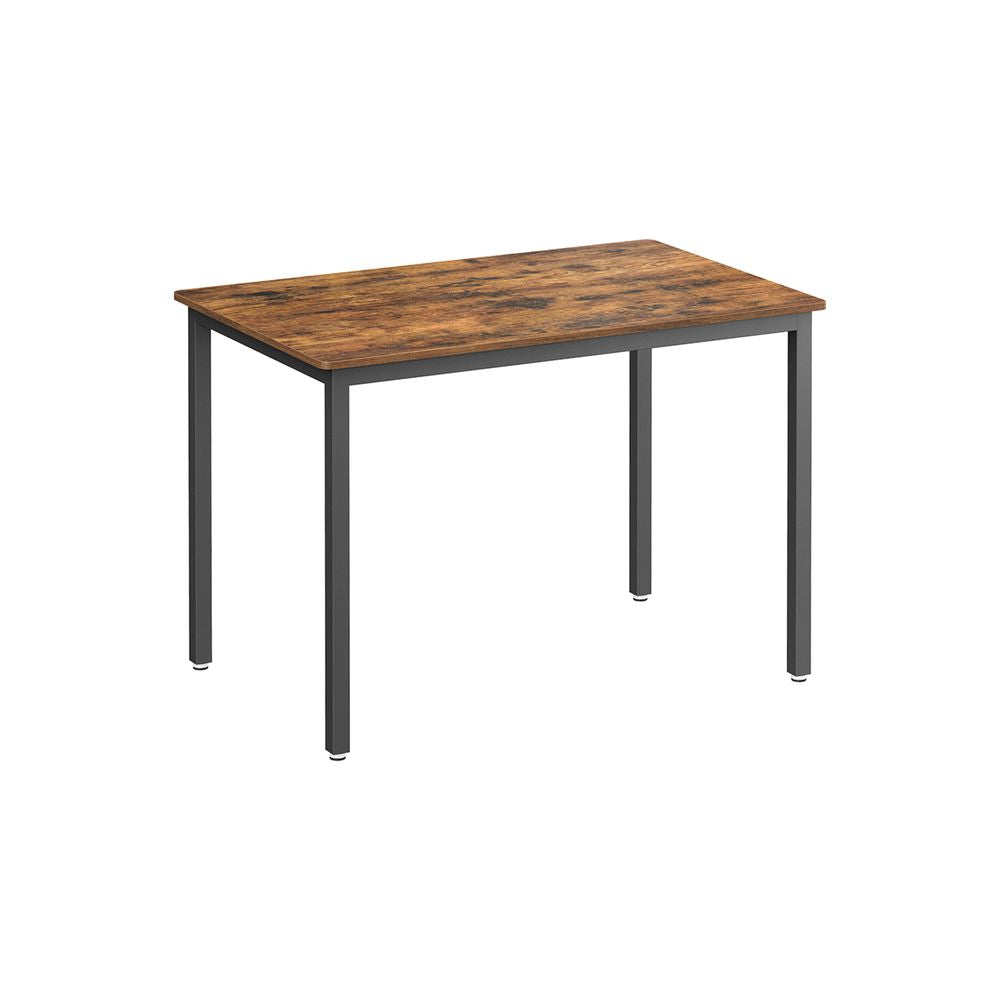 Eetkamertafel - Vintagebruin + Zwart (60 x 60 x 92 cm)