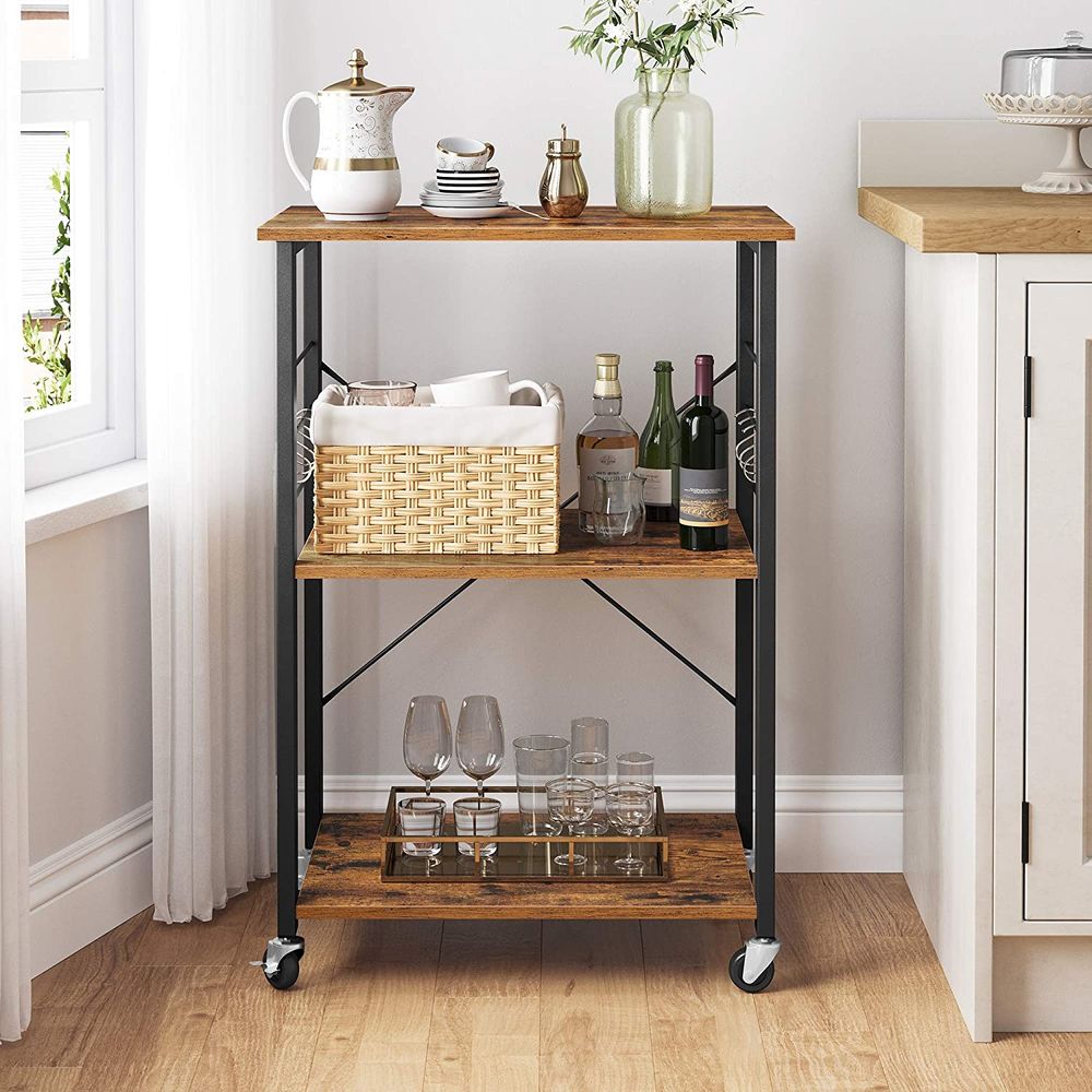 Trolley Industrieel - Vintagebruin
