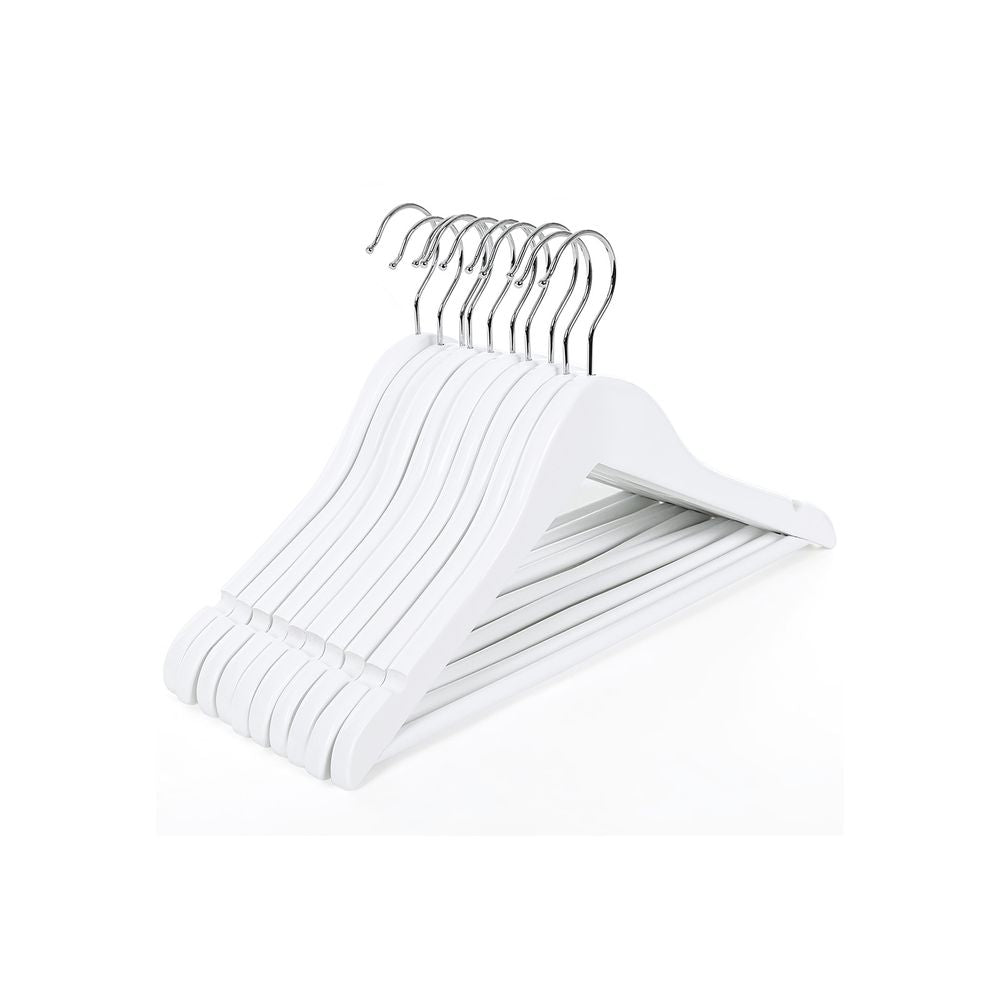 Kinderkleerhangers Esdoornhout - Wit 20 stuks