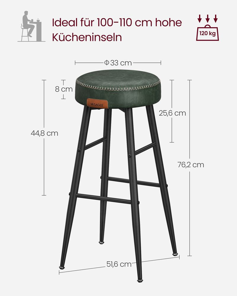 Barkruk set van 4 - Bosgroen