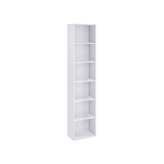 Boekenkast met 6 vakken - Wit