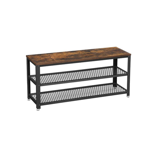 Schoenenrek met 2 planken - Vintage