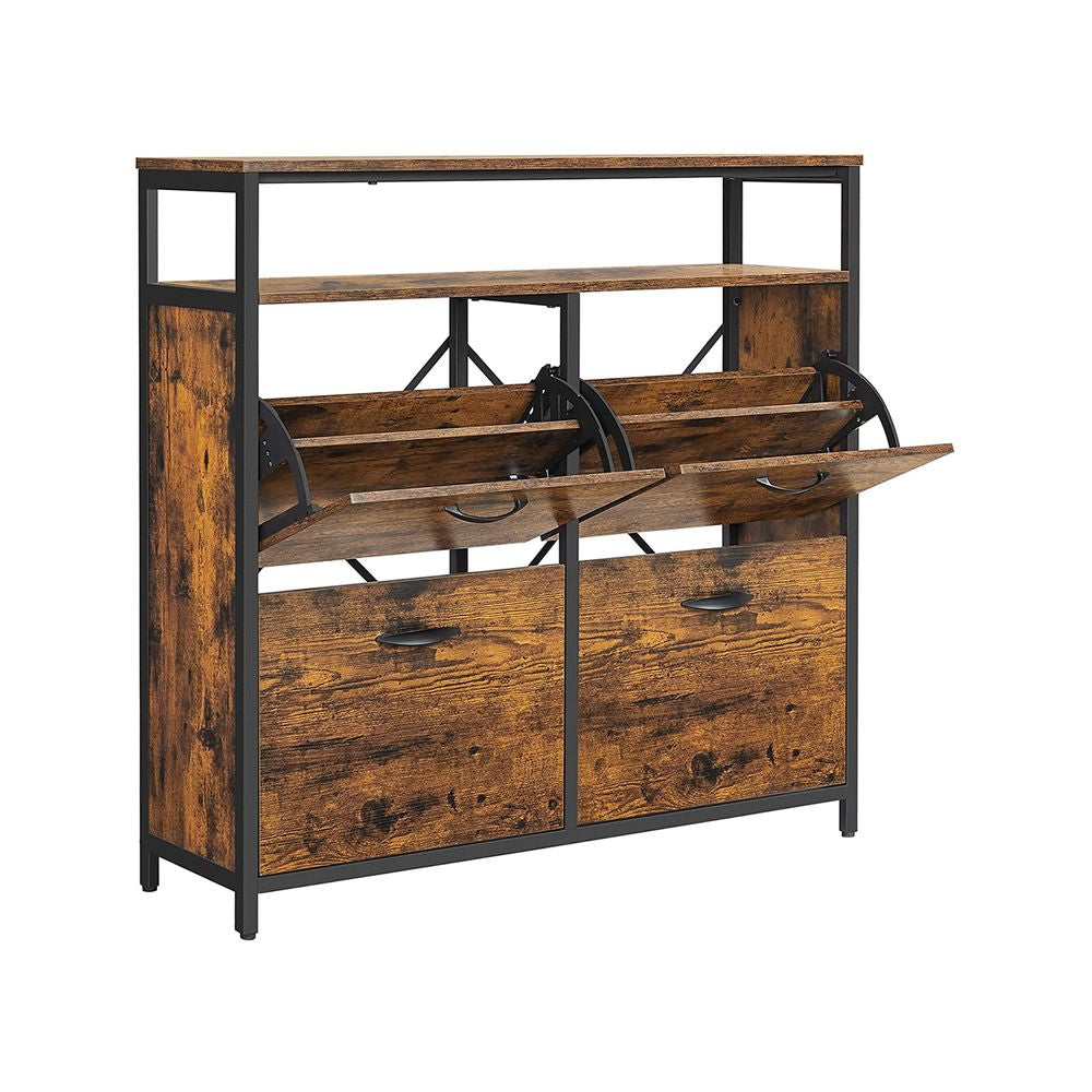 Schoenenkast met 4 kleppen - Vintage