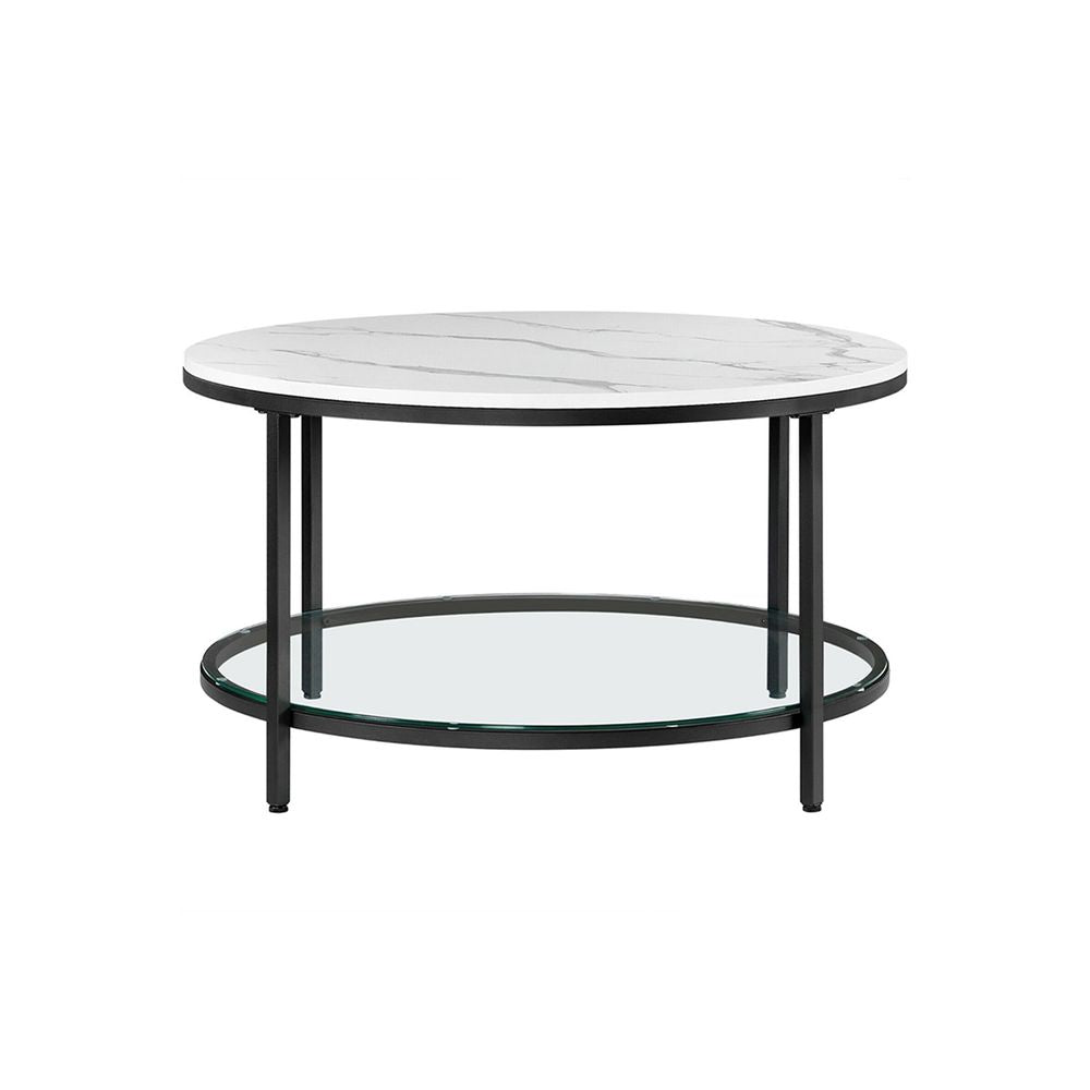 Salontafel met 2 planken voor in de woonkamer