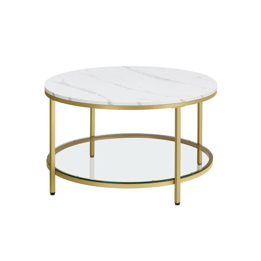 Salontafel met 2 planken voor in de woonkamer
