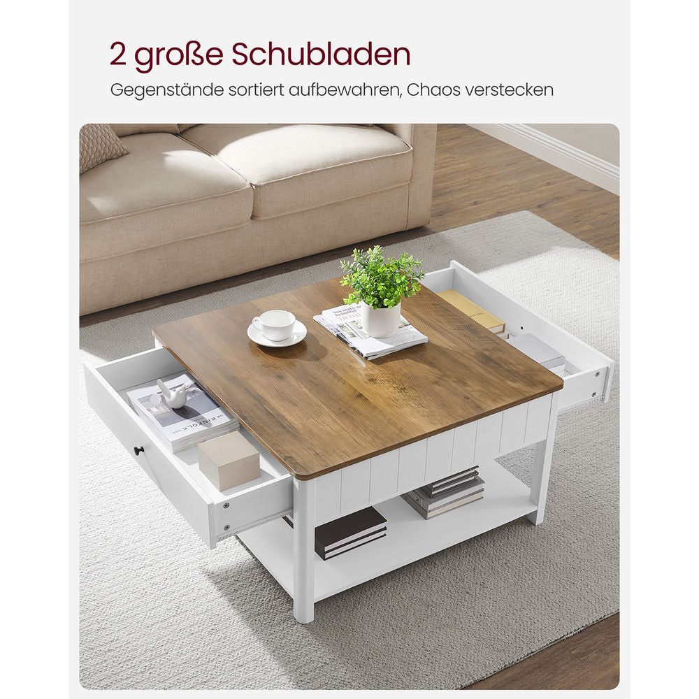 Salontafel met 2 lades