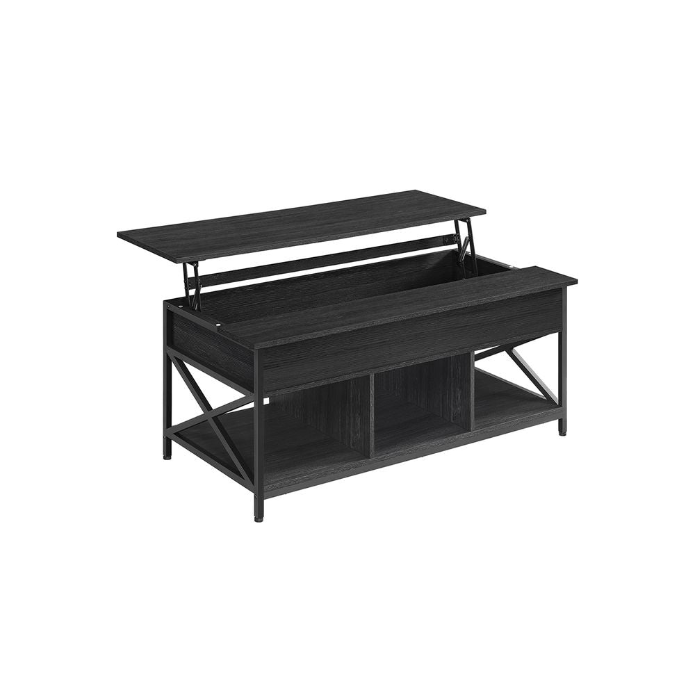 In hoogte verstelbare salontafel 60 x 120 x (48-62) cm