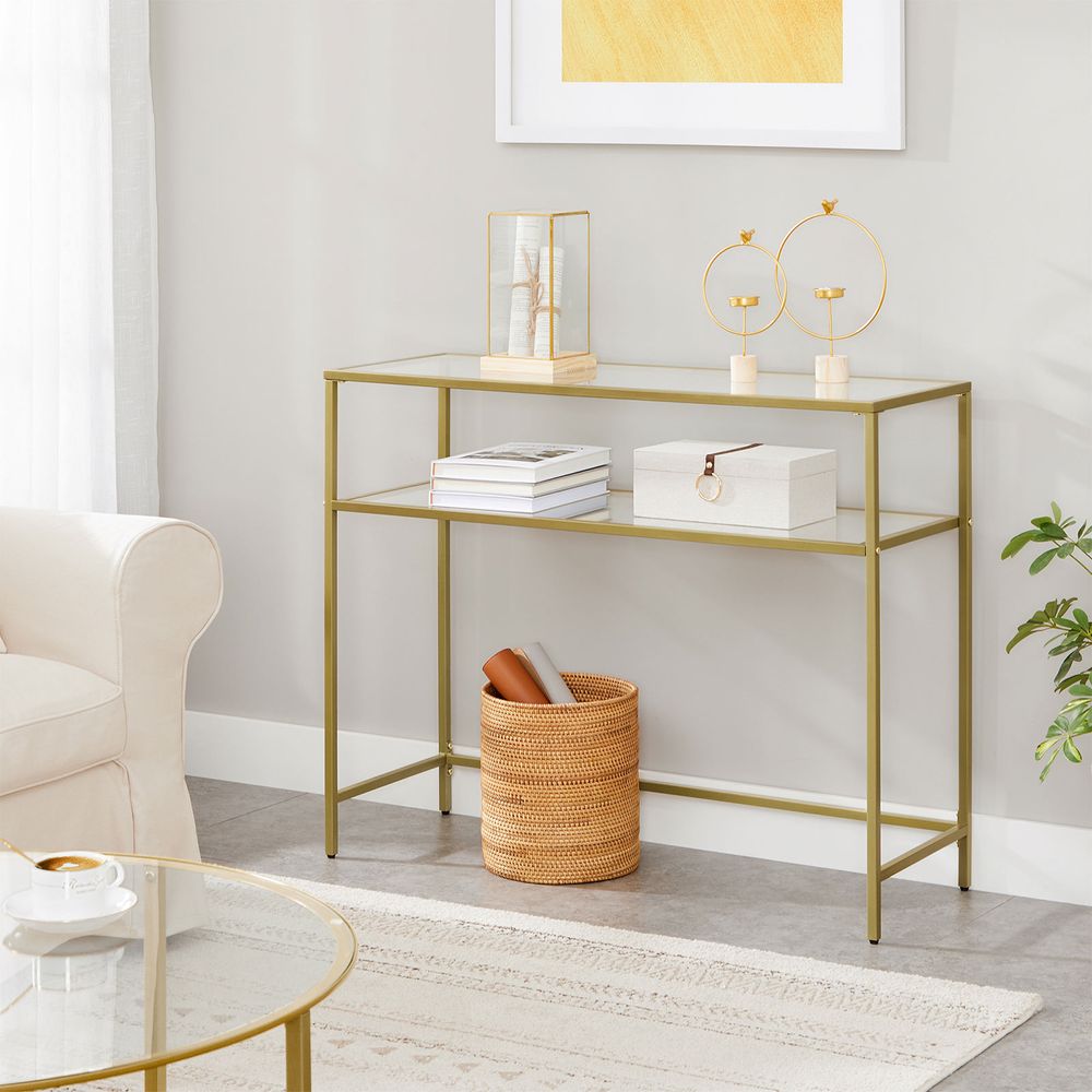 Gouden consoletafel