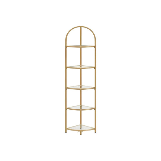 Hoekkast met 5 niveaus - Metallic Goud