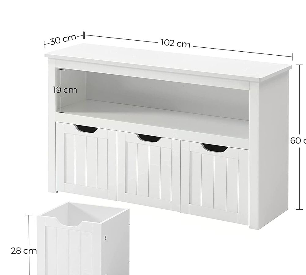 Speelgoedkast voor kinderkamer - Wit