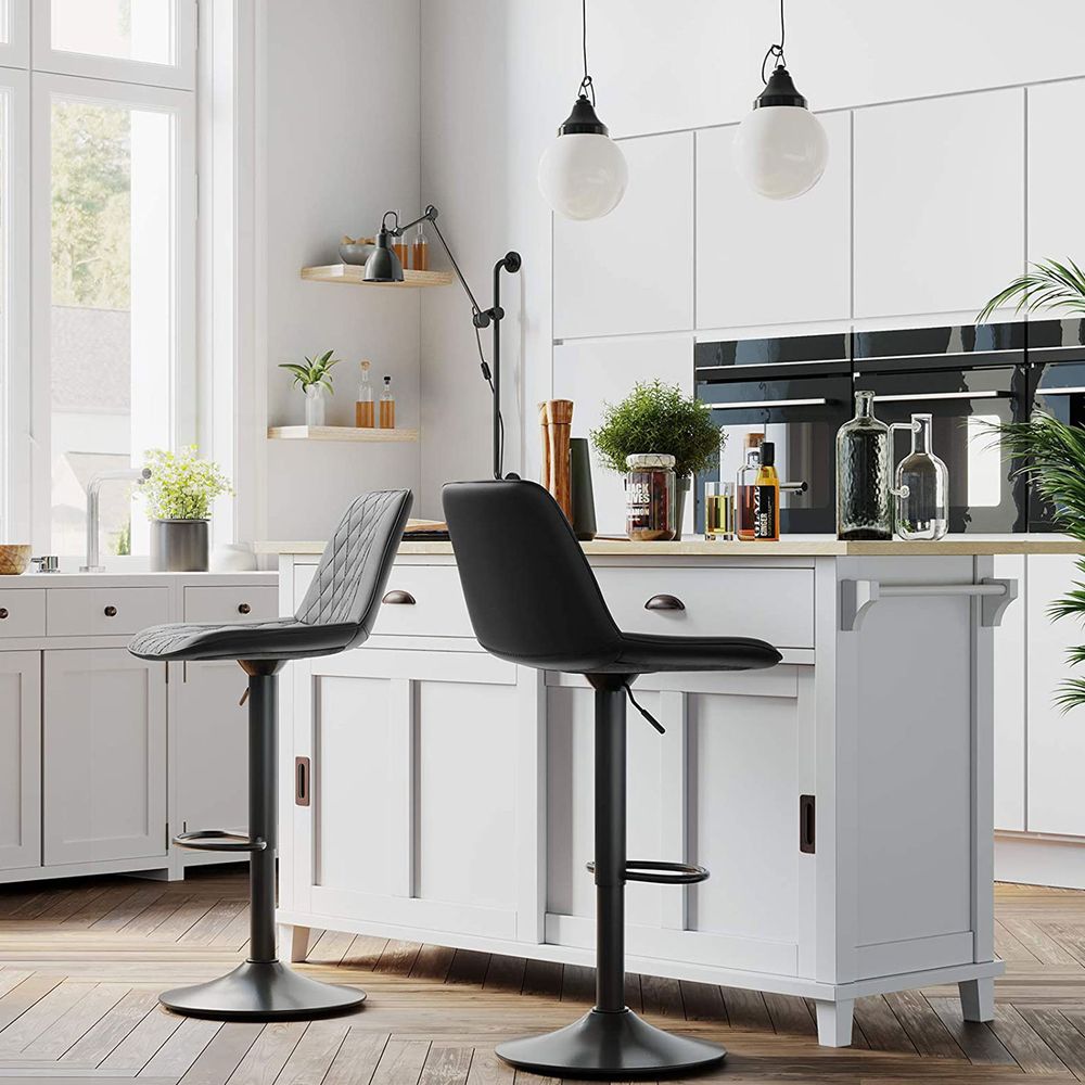 Barkruk set van 2  - Zwart