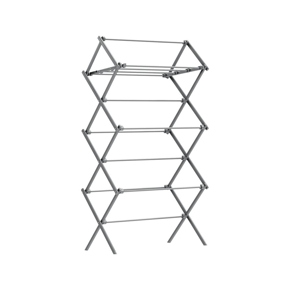 Droogrek met stalen frame voor binnen- en buitengebruik - Grijs